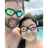 Aegend - Gafas de natación, paquete de 2 gafas de natación sin filtraciones