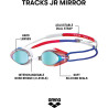 ARENA Tracks - Gafas de natación unisex para jóvenes