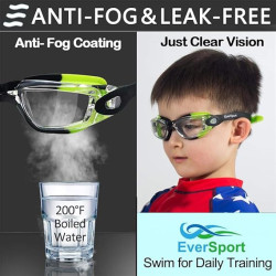 EverSports - 2 unidades de antiparras para nadar de protección contra rayos UV