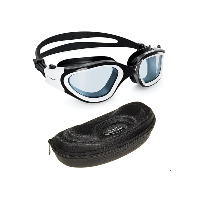 AqtivAqua DX - Gafas de natación con visión amplia para adultos