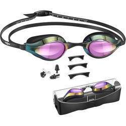 PHELRENA Gafas de natación, con correa para la cabeza