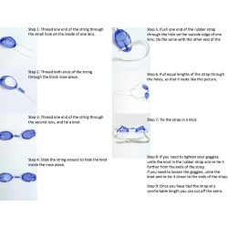 Speedo Gafas de natación unisex para adultos suecas