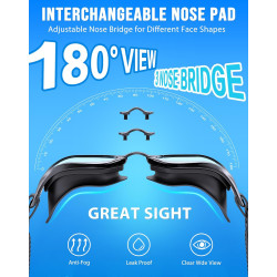 Gafas de natación unisex para adultos