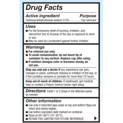 Refresh Lágrimas, gotas lubricantes para los ojos, 2 frascos de 0.5 fl oz (0.5 fl oz)