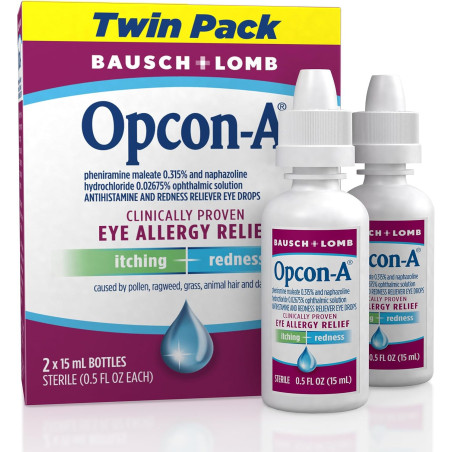Opcon-a Gotas para ojos 0.5 fl oz (Pack de 3), No Model, Multicolor, 1, 1