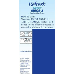Refresh Optive MEGA-3 - Gotas lubricantes para los ojos