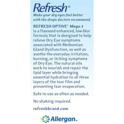 Refresh Optive MEGA-3 - Gotas lubricantes para los ojos