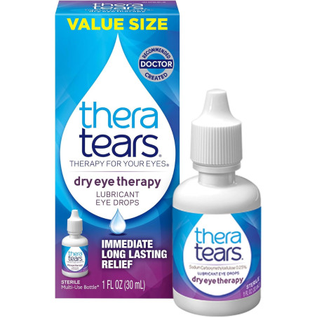 TheraTears Gotas oculares para terapia de ojos secos para ojos secos