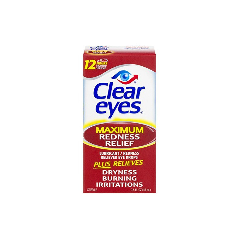 Clear Eyes Gotas para los ojos para aliviar el enrojecimiento