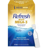 Refresh Optive MEGA-3 - Gotas lubricantes para los ojos, lágrimas artificiales sin conservantes