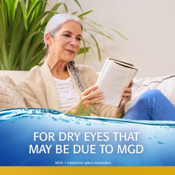 Refresh Optive MEGA-3 - Gotas lubricantes para los ojos, lágrimas artificiales sin conservantes