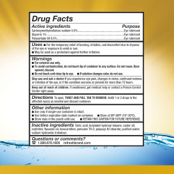 Refresh Optive MEGA-3 - Gotas lubricantes para los ojos, lágrimas artificiales sin conservantes