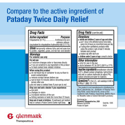 Glenmark Therapeutics Olopatadine - Gotas para los ojos para alergias