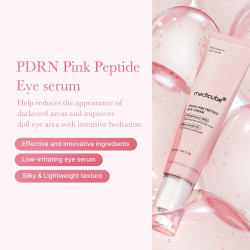medicube Salmon DNA PDRN - Suero de ojos con péptido rosa con niacinamida y retinol de pureza del 99% para líneas finas