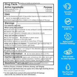 Rohto Gotas lubricantes refrescantes de doble luz