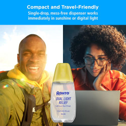 Rohto Gotas lubricantes refrescantes de doble luz