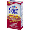 Clear Eyes Gotas para los ojos para aliviar el enrojecimiento máximo