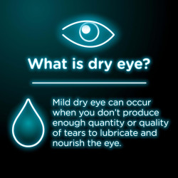 Visine Gotas lubricantes para aliviar los ojos secos para hidratar y calmar los ojos irritados
