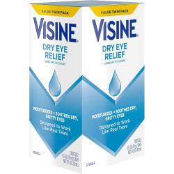 Visine Gotas lubricantes para aliviar los ojos secos para hidratar y calmar los ojos irritados