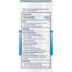 Visine Gotas lubricantes para aliviar los ojos secos para hidratar y calmar los ojos irritados