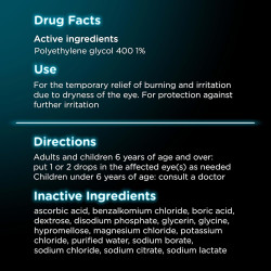 Visine Gotas lubricantes para aliviar los ojos secos para hidratar y calmar los ojos irritados