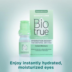 Biotrue Gotas para los ojos secos que aumentan la hidratación