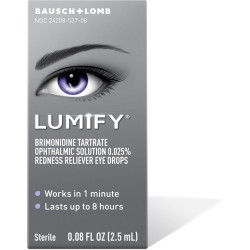 LUMIFY - Gotas para los ojos para aliviar el enrojecimiento
