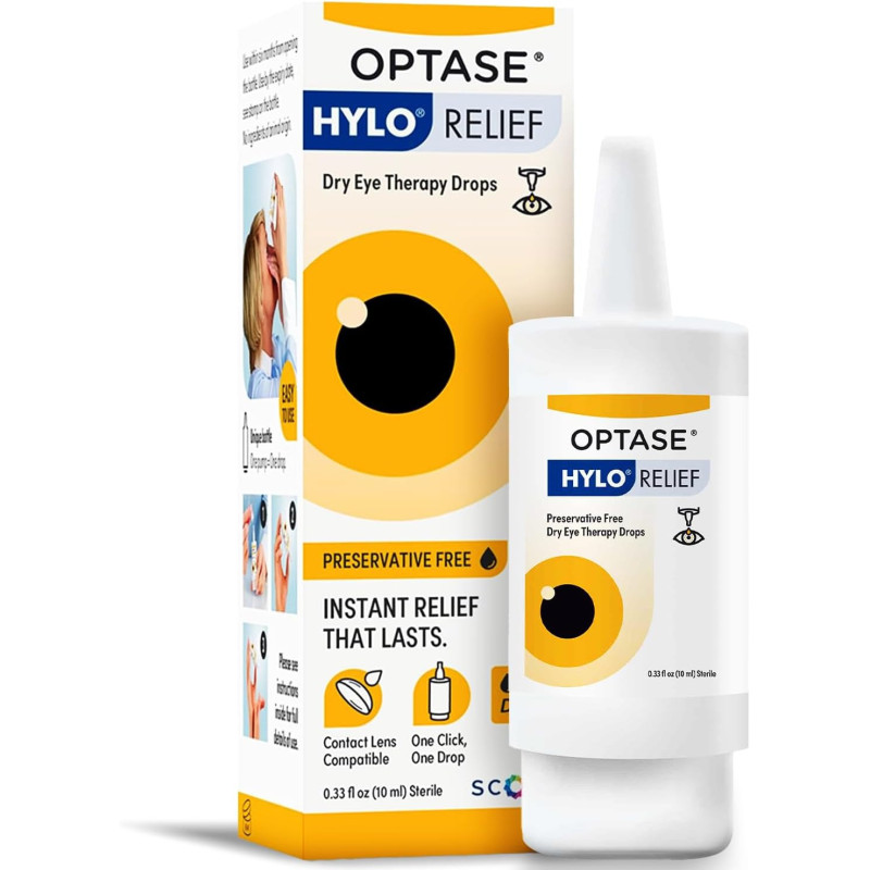 Gotas para ojos sin conservantes para ojos secos