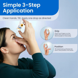 Gotas para ojos sin conservantes para ojos secos