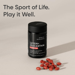 Suplemento de apoyo para la salud ocular hecho con Lute-Gen y aceite de coco orgánico