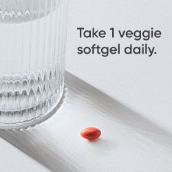 Suplemento de apoyo para la salud ocular hecho con Lute-Gen y aceite de coco orgánico