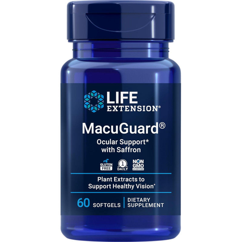 Life Extension MacuGuard Soporte ocular con azafrán