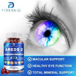 AREDS 2 Suplemento de vitaminas y minerales para los ojos