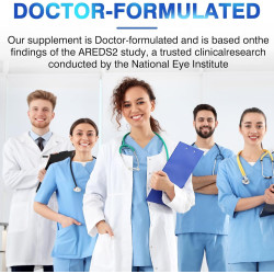 AREDS 2 Suplemento de vitaminas y minerales para los ojos