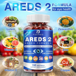 AREDS 2 Suplemento de vitaminas y minerales para los ojos