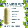 Vitaminas para los ojos – Suplemento de vitaminas y minerales para los ojos contiene luteína, zeaxantina, zinc, vitamina C y E –
