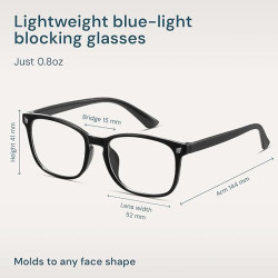 Gafas con filtro de luz azul para Computadora o Celular