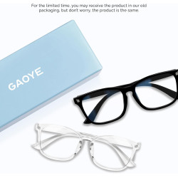 Livho - Paquetes de 2 lentes de bloqueo de luz azul para computadora