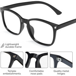 Livho - Paquetes de 2 lentes de bloqueo de luz azul para computadora