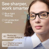 Gaoye - Paquete de 5 lentes de lectura con bloqueo de luz azul