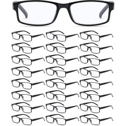 Yexiya Paquete de 24 lentes de lectura a granel ajustables tradicionales