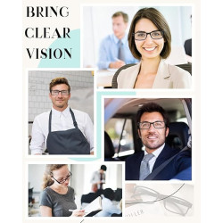 Yexiya Paquete de 24 lentes de lectura a granel ajustables tradicionales