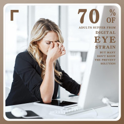 FONHCOO TR90 - Lentes de bloqueo de luz azul para mujeres y hombres