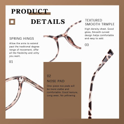 FONHCOO TR90 - Lentes de bloqueo de luz azul para mujeres y hombres