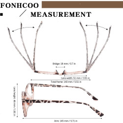 FONHCOO TR90 - Lentes de bloqueo de luz azul para mujeres y hombres