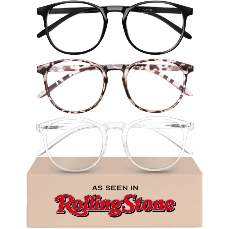 IBOANN - Lentes con filtro de luz azul para mujeres y hombres