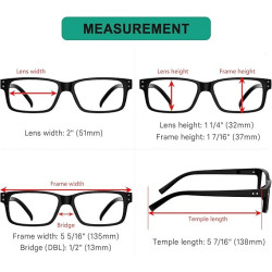 Eyekepper Gafas de lectura vintage para hombre, paquete de 5 bisagras de resorte para lectores clásicos