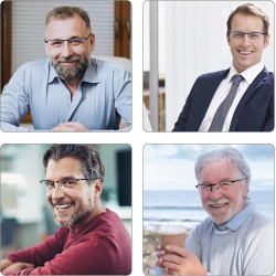 Paquete de 3 lentes de lectura con bloqueo de luz azul