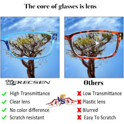 Kerecsen - Paquete de 6 lentes de lectura con bloqueo de luz azul
