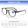 Lentes de lectura con bloqueo de luz azul